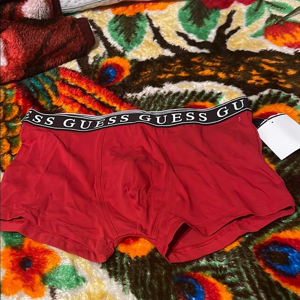 GUESS Red Men's Boxer Briefs